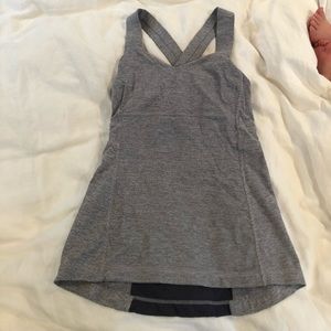 Lululemon fitted crossback top